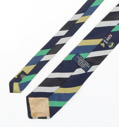 The Official Tour Tie Mens Multicoloured Striped Polyester Pointed Tie One Size - New Zealand & South Africa Cricket tour