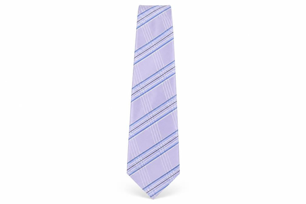 Mens Osborne Multicoloured Plaids & Checks  Pointed Tie