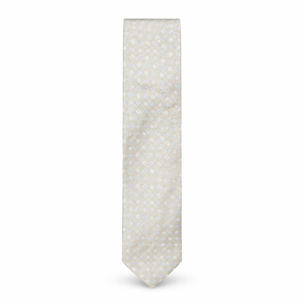 Mens Michaelis Multicoloured Geometric  Pointed Tie
