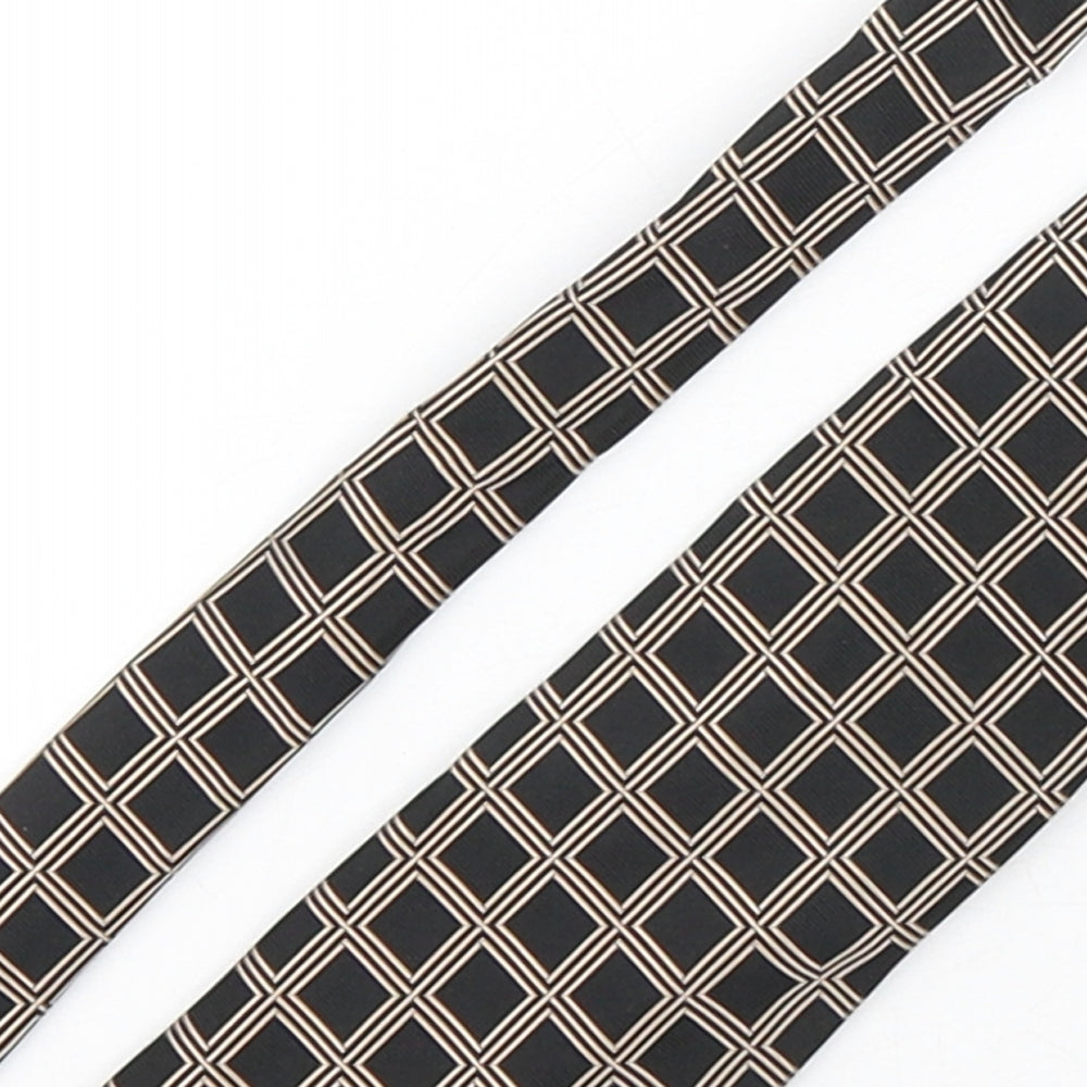 NEXT Mens Multicoloured Plaids & Checks Silk Pointed Tie One Size