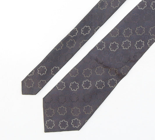 NEXT Mens Multicoloured Geometric Silk Pointed Tie One Size