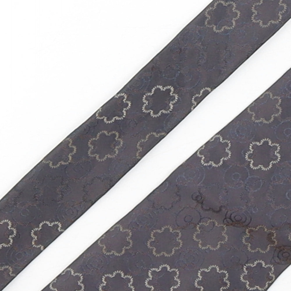 NEXT Mens Multicoloured Geometric Silk Pointed Tie One Size