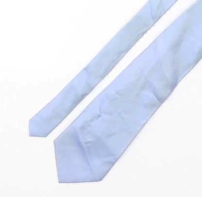 Linea  Mens Blue  Silk Pointed Tie One Size
