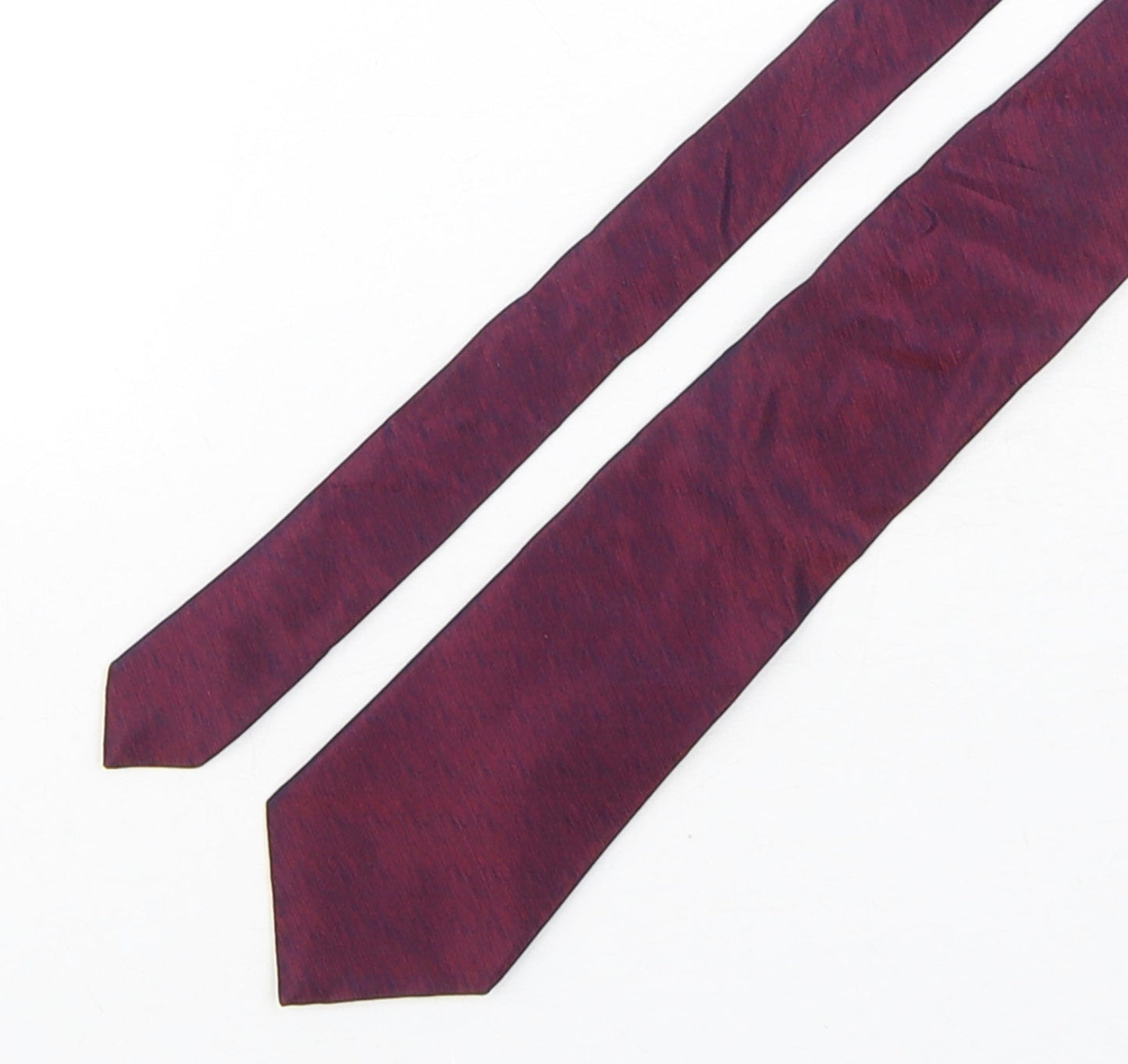 Autograph Mens Purple  Silk Pointed Tie One Size