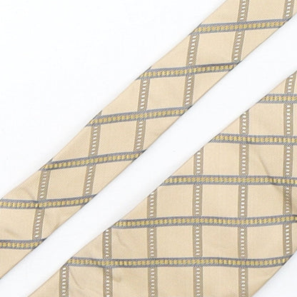 Tom English  Mens Multicoloured Plaids & Checks Silk Pointed Tie One Size