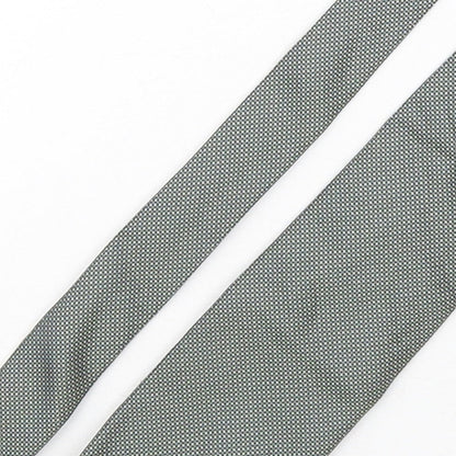 Marks and Spencer Mens Multicoloured Plaids & Checks Silk Pointed Tie One Size