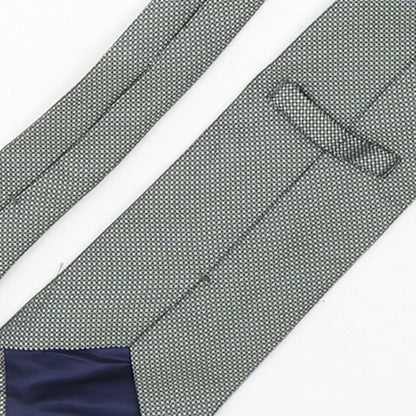 Marks and Spencer Mens Multicoloured Plaids & Checks Silk Pointed Tie One Size
