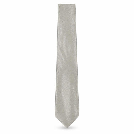 Front view of Next men’s beige geometric polyester pointed tie one size