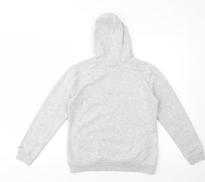 LA Gear Girls Grey  Cotton Pullover Hoodie Size 13 Years  Pullover