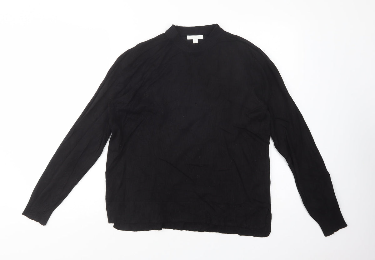 Womens UK Size M H&M Black Pullover Jumper