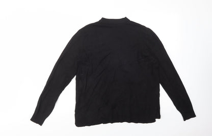 Womens UK Size M H&M Black Pullover Jumper