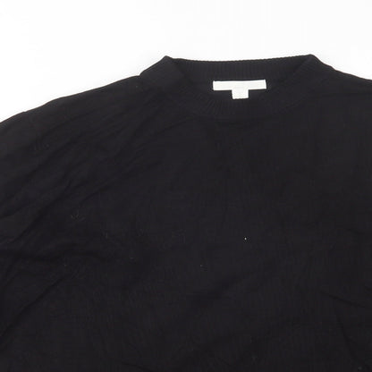 Womens UK Size M H&M Black Pullover Jumper