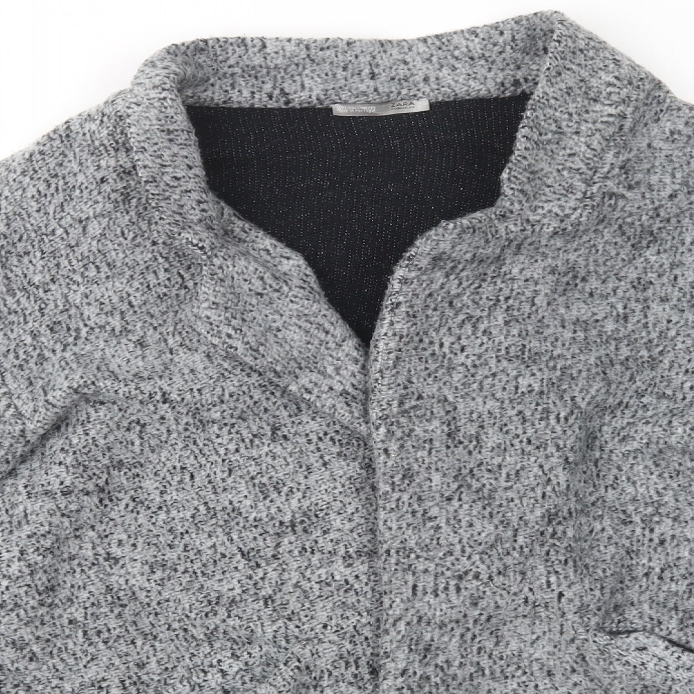 Womens UK Size L Zara Grey Jacket