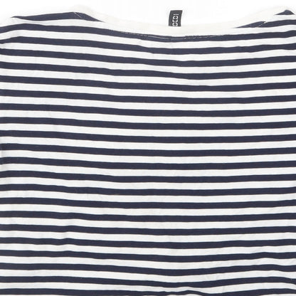 Womens UK Size S H&M Blue Cropped T-Shirt
