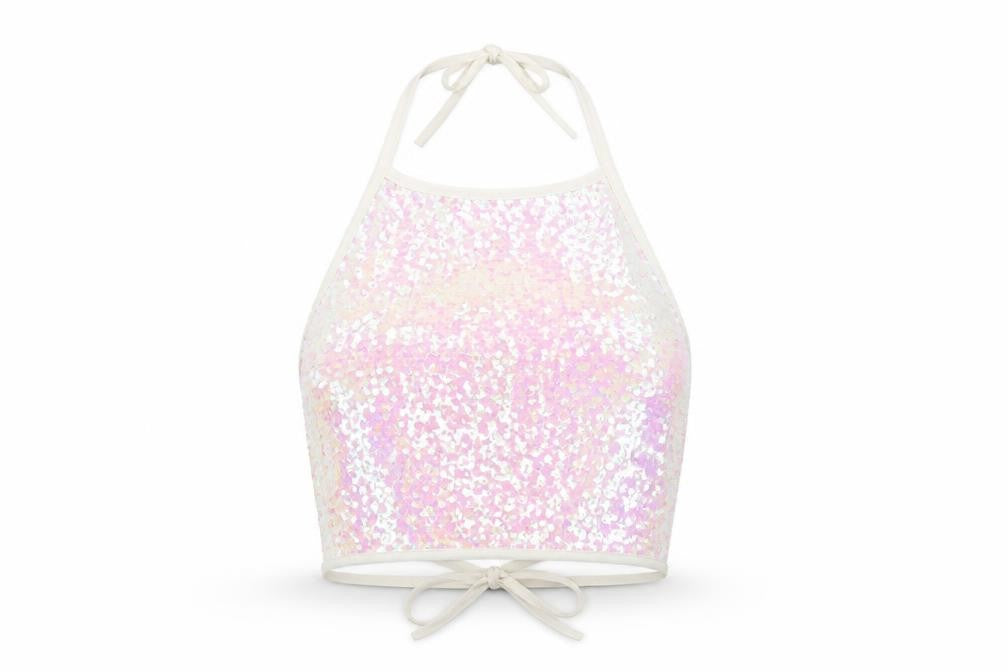 Womens UK Size 8 PRETTYLITTLETHING White Basic Tank