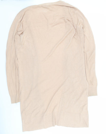 Womens UK Size M Oasis Brown Cardigan Jumper
