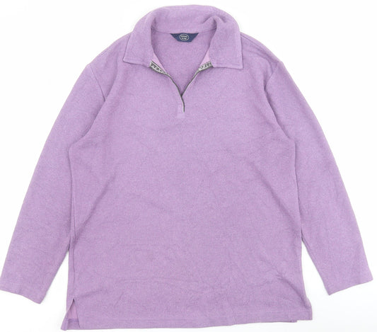 Womens UK Size 12 Debenhams Purple Pullover Jumper
