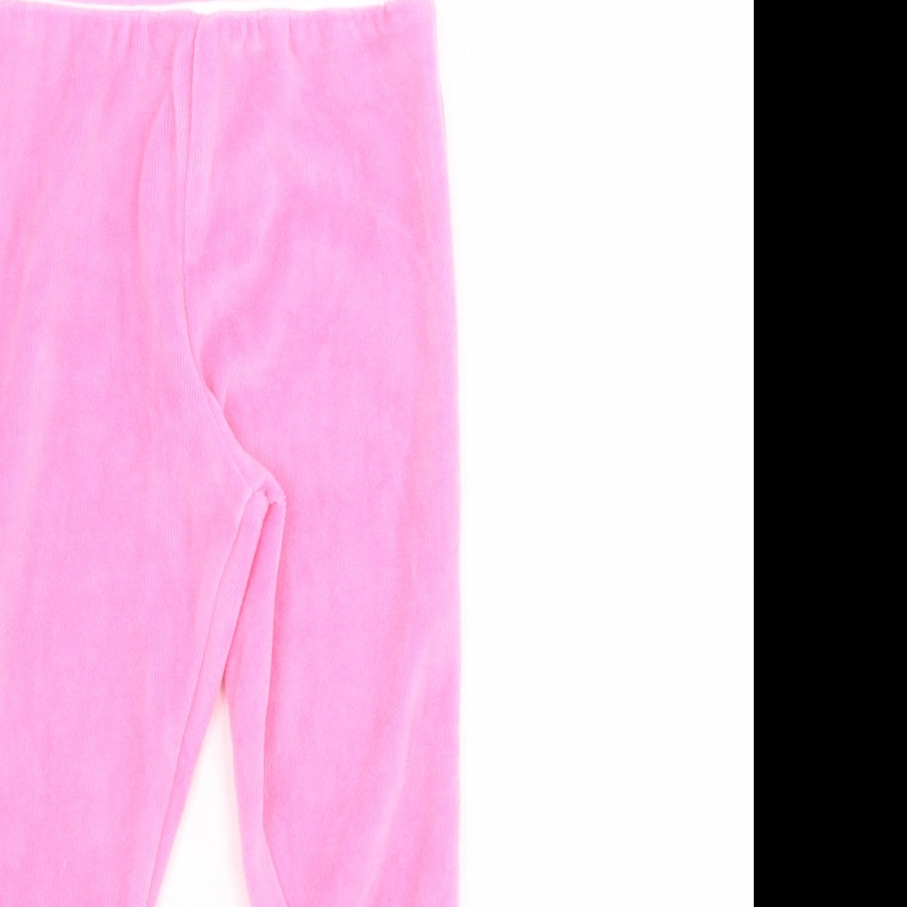 Dunnes Baby Pink  Cotton Jogger Trousers Size 6-9 Months  Pullover