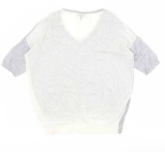 Womens UK Size 12 Topshop Grey Pullover Jumper