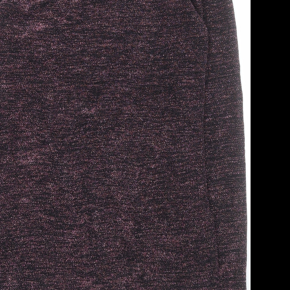 Womens UK Size S Amaryllis Pink Basic T-Shirt