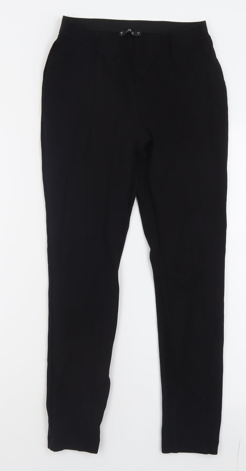 Womens UK Size S Dunnes Stores Regular Fit Capri Black Trousers