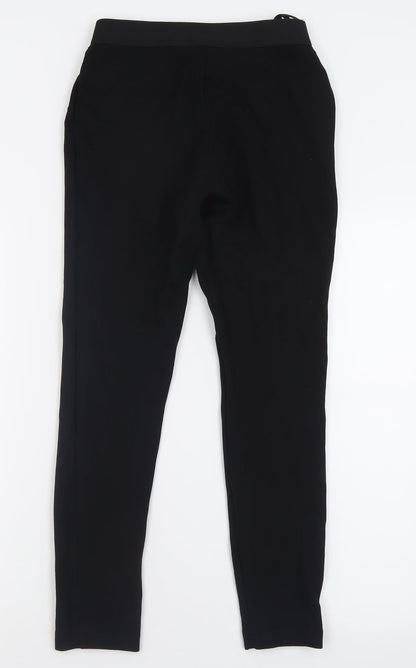 Womens UK Size S Dunnes Stores Regular Fit Capri Black Trousers
