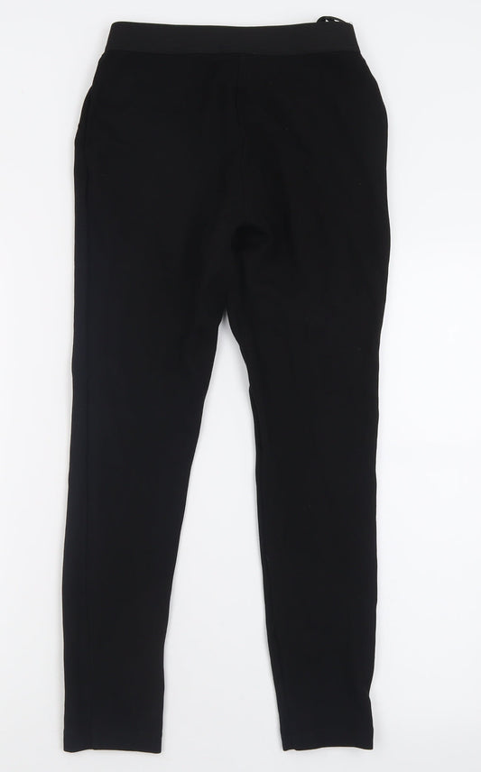 Womens UK Size S Dunnes Stores Regular Fit Capri Black Trousers
