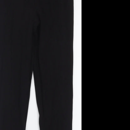 Womens UK Size S Dunnes Stores Regular Fit Capri Black Trousers