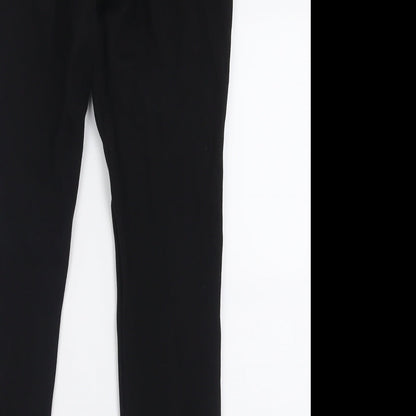 Womens UK Size S Dunnes Stores Regular Fit Capri Black Trousers