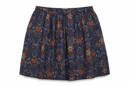 Womens UK Size 12 Indigo A-Line Rayon Skirt
