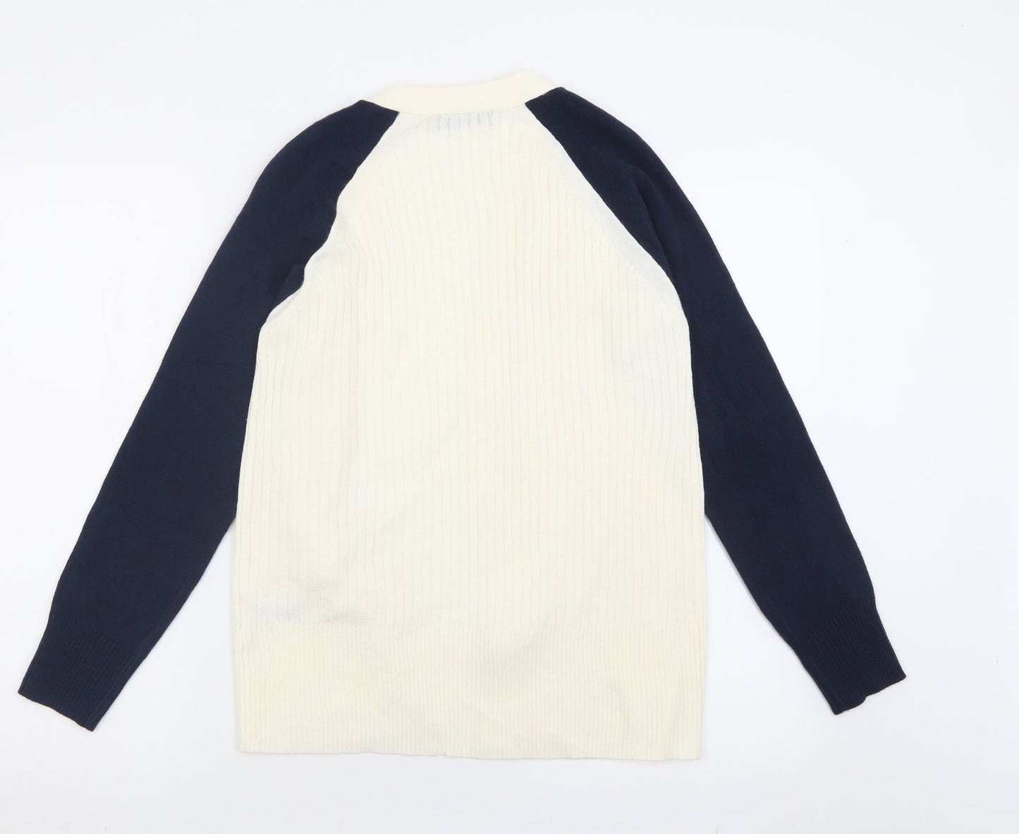 Womens UK Size XS Marks and Spencer Ivory Cardigan Jumper