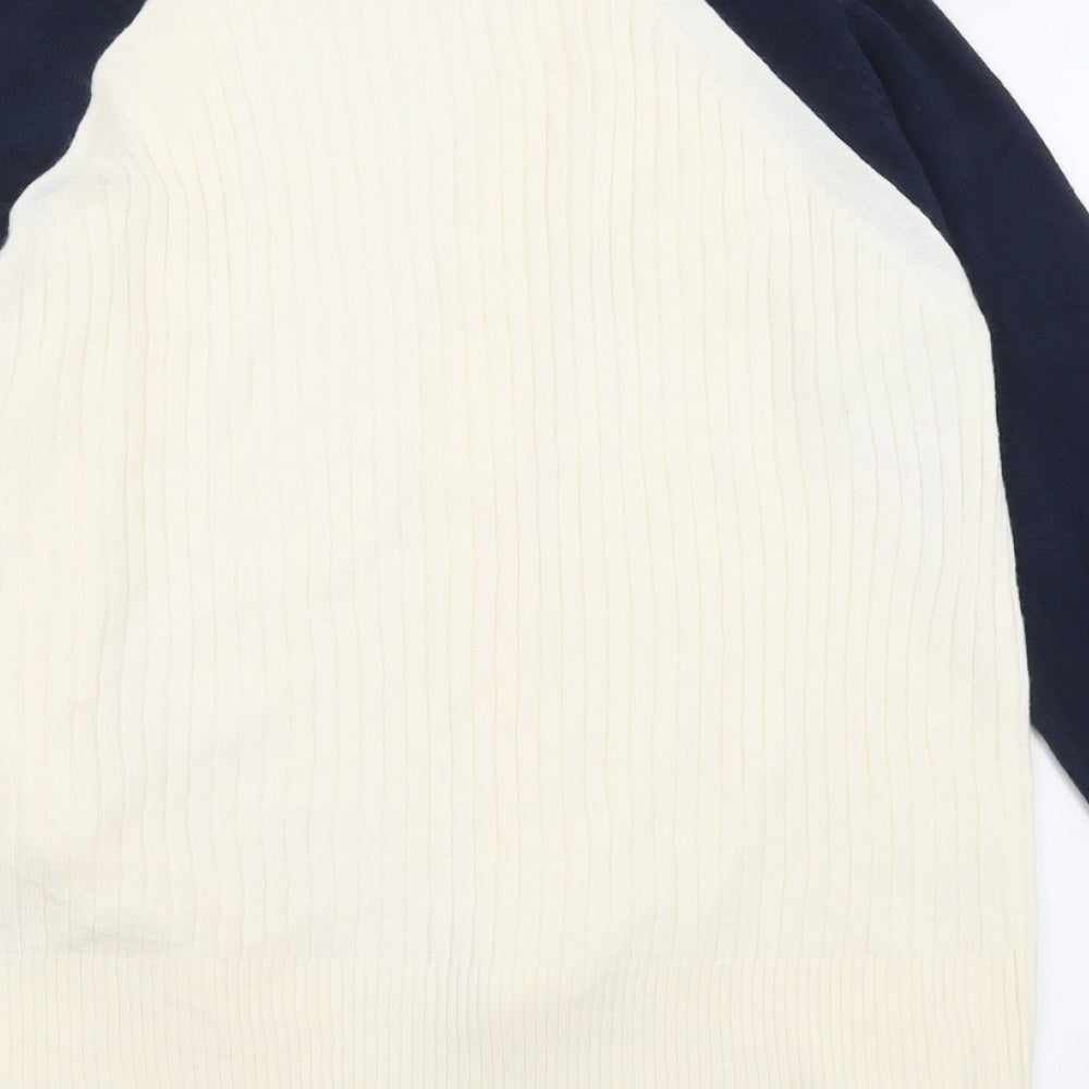Womens UK Size XS Marks and Spencer Ivory Cardigan Jumper