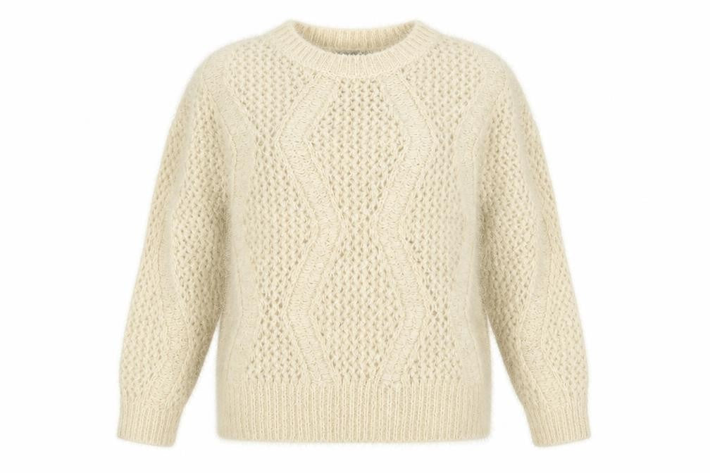 Womens UK Size 12 Marks and Spencer Ivory Pullover Jumper