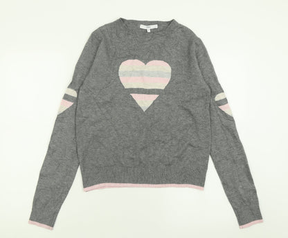 Womens UK Size XS NEXT Grey Pullover Jumper