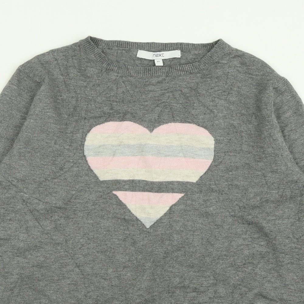 Womens UK Size XS NEXT Grey Pullover Jumper