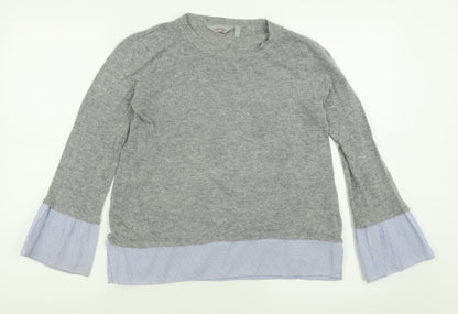 Womens UK Size 8 Dorothy Perkins Grey Pullover Jumper