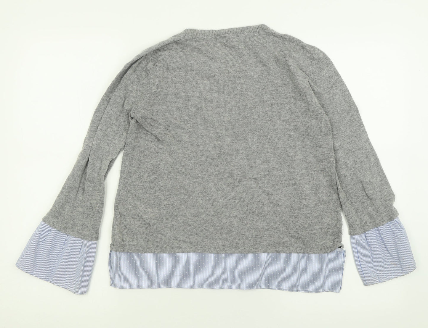 Womens UK Size 8 Dorothy Perkins Grey Pullover Jumper