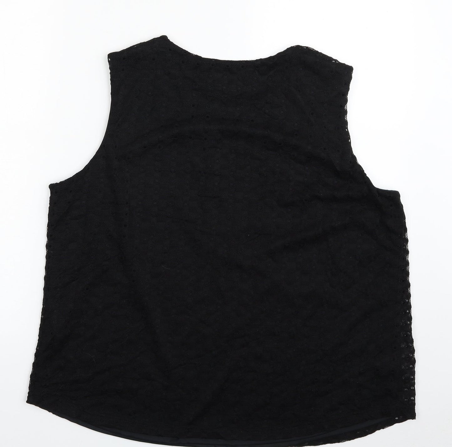 Matalan Womens Black  Polyamide Pullover Sweatshirt Size 18  Pullover - Layered