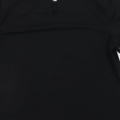Womens UK Size S H&M Black Basic T-Shirt