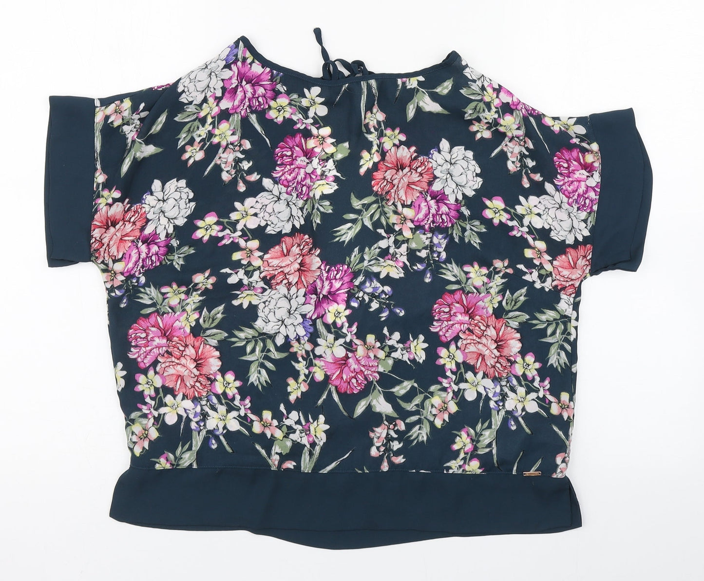 Womens UK Size 10 Atmosphere Multicoloured Basic Blouse