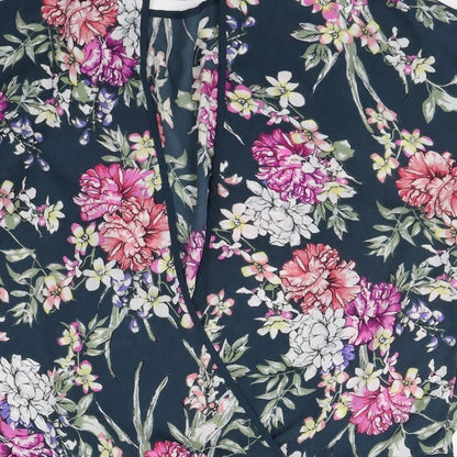 Womens UK Size 10 Atmosphere Multicoloured Basic Blouse