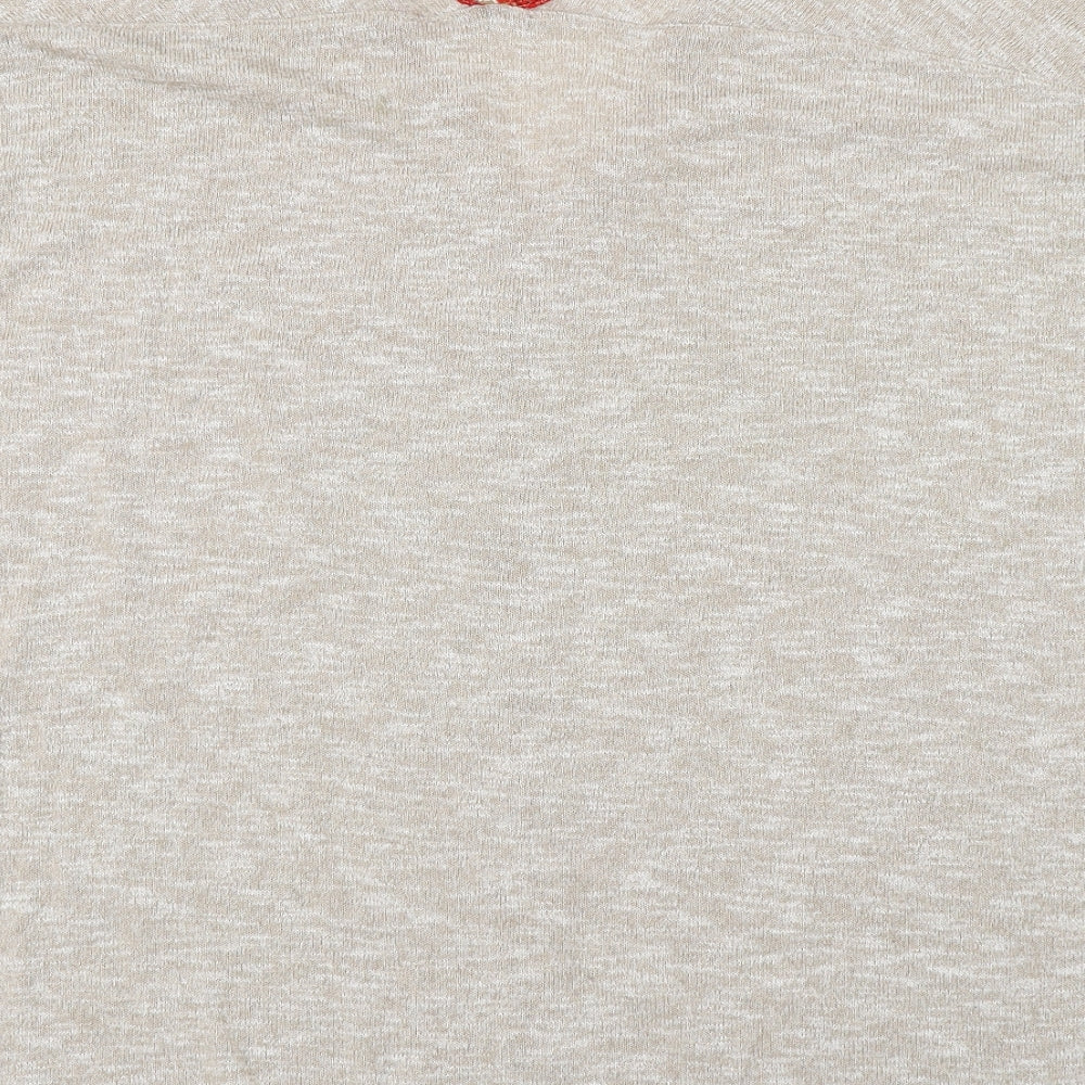 TU Womens Multicoloured V-Neck  Polyester Pullover Jumper Size 18