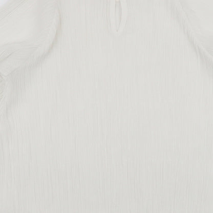 Womens UK Size S H&M White Basic Blouse