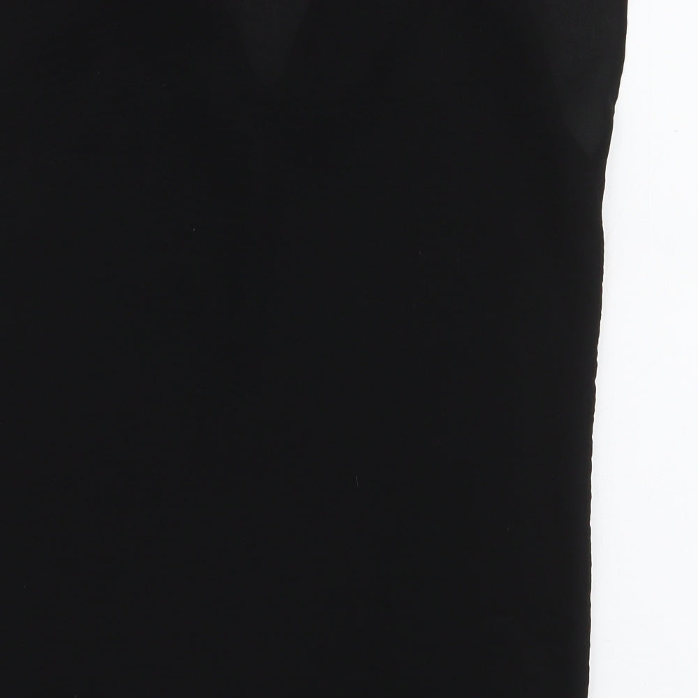 Womens UK Size 10 Atmosphere Black Basic Blouse