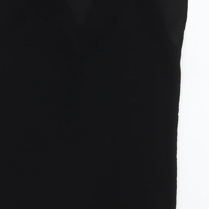 Womens UK Size 10 Atmosphere Black Basic Blouse