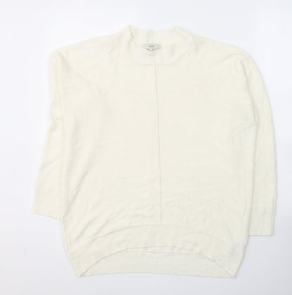 Womens UK Size M NEXT Ivory Pullover Jumper