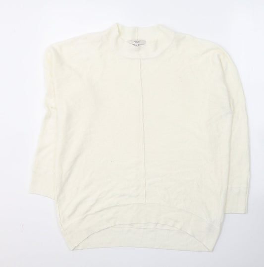 Womens UK Size M NEXT Ivory Pullover Jumper
