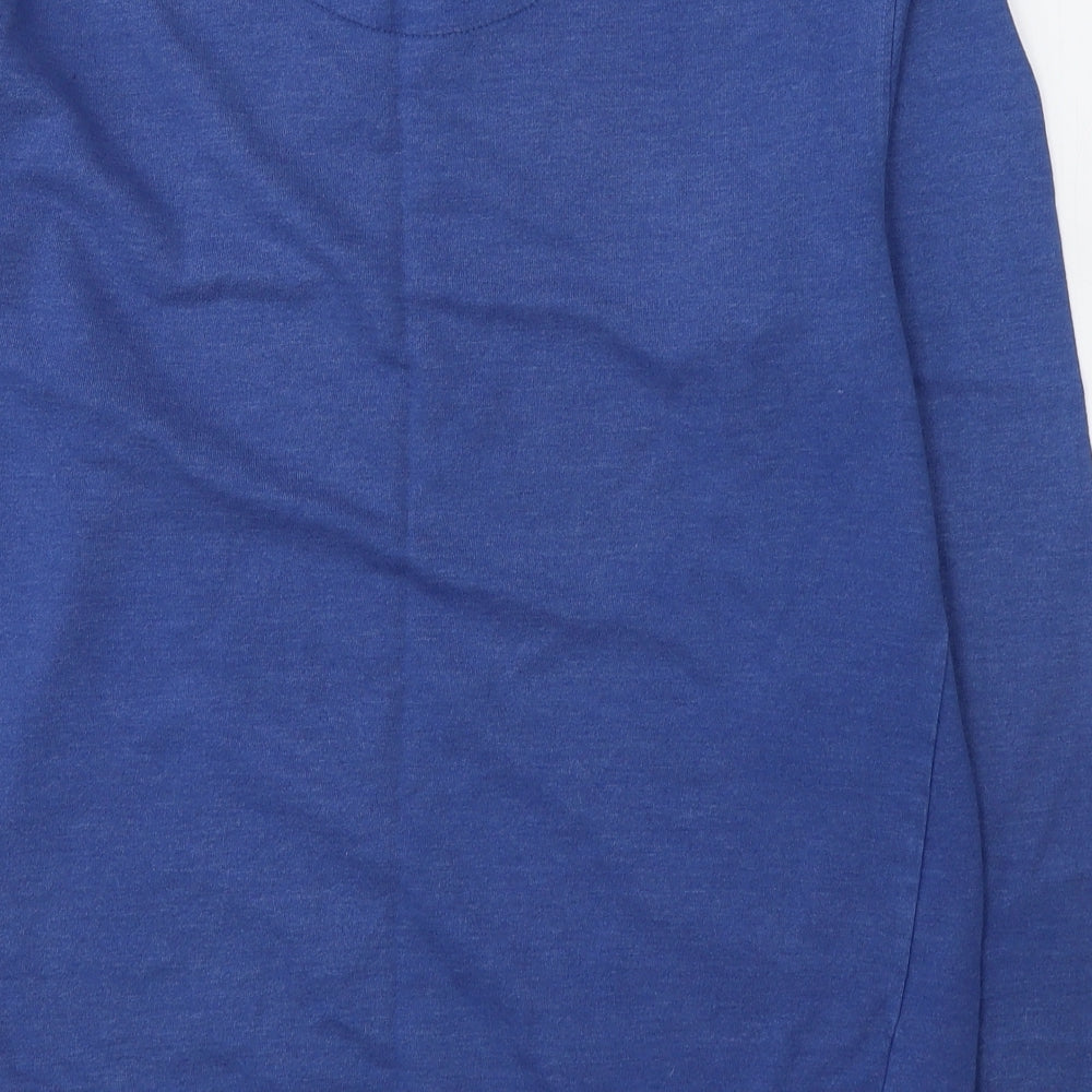 Quality Mens Blue  Cotton Pullover Sweatshirt Size S   - New York