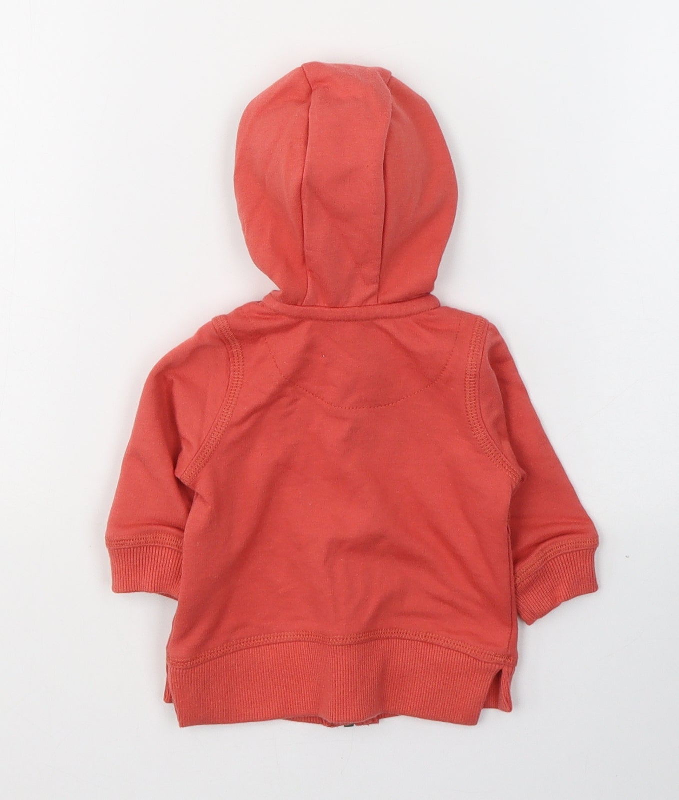 F&F Baby Red  Cotton Full Zip Jumper Size 0-3 Months  Zip