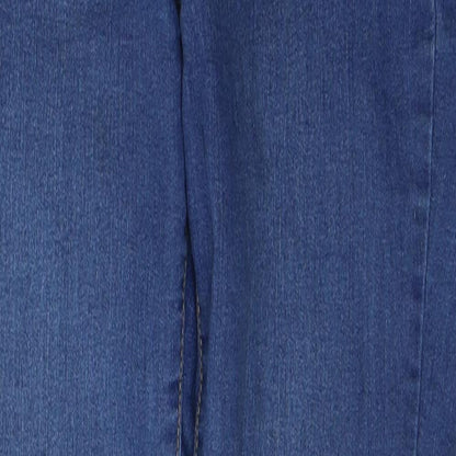 Dorothy Perkins Womens Blue  Cotton Skinny Jeans Size 10 L29 in Slim